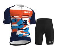 Maillot De Cyclisme Pour Hommes, Combinaison De Triathlon Rembourrée 9D, Respirante Et À Séchage Rapide - Body Une Pièce À Manches Courtes Pour L'entraînement À Vélo (Color-11-C,XL)