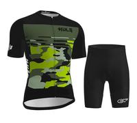 Maillot De Cyclisme Pour Hommes, Combinaison De Triathlon Rembourrée 9D, Respirante Et À Séchage Rapide - Body Une Pièce À Manches Courtes Pour L'entraînement À Vélo (Color-12-C,M)
