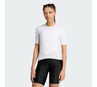 Adidas Tempo Cycling Short Sleeve Jersey Blanc S Femme White