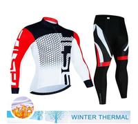 Maillot de cyclisme thermique Smile pour homme, vêtements VTT pour homme, uniforme de chemisier d'hiver, vête 41