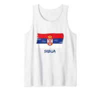 Maillot de fan de l'équipe de Serbie drapeau serbe Débardeur