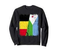 Maillot de fierté belge djiboutien demi drapeau belge djiboutien Sweatshirt