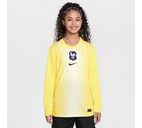 Maillot de foot à manches longues replica Nike Dri-FIT FFF 2025/26 Stadium Gardien de but pour ado Lightning/Coconut Milk/Noir XS