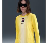 Maillot de foot à manches longues replica Nike Dri-FIT FFF 2025/26 Stadium Gardien de but pour femme Lightning/Coconut Milk/Noir M (FR 42-44)