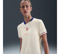 Maillot de foot Authentic Nike Dri-FIT ADV FFF 2025 Match Extérieur (équipe féminine) pour femme Pale Ivory/Sail/Bright Blue/Light Madder Root XS (FR 34-36)