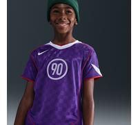 Maillot de foot Dri-FIT Nike Total 90 pour ado Court Purple/Blanc/Gym Red/Blanc XL