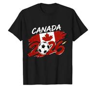 Maillot de Foot Enfant 2026 Imprimé Nom du Pays et Drapeau, T-Shirts à Manches Courtes Garcon Fille pour Supporter Match Football, Haut Tee Shirt Noir, T Shirt Oversize Décontracté Ete, Tops de Sport