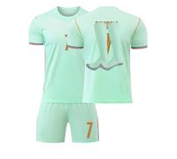 Maillot De Foot Enfant Adulte 2026 - Maillot avec Nom et Numéro, Ensemble de Maillots Domicile et Extérieur avec Football T Shirt Short et Chaussettes, Jersey Cadeaux des Fans pour Hommes Femmes