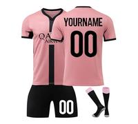 Maillot de Foot Enfant/Adultes Personnalisé Ensemble Foot Enfant Personnalisés Votre nom et numéro Maillot de Foot, Short et Chaussettes Cadeaux de Foot garçon et Homme