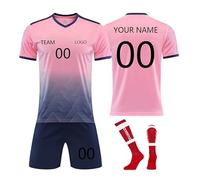 Maillot De Foot Enfant Maillot de Foot pour Garçons,Maillot Foot Enfant avec T-Shirts, Shor, Chaussettes, Maillot De Sport pour GarçOns L345