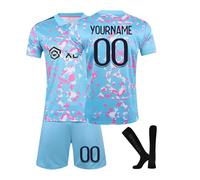 Maillot De Foot Enfant Personnalisés Maillots De Joueur De Football GarçOn,Maillots Et Ensembles Et Enfants Nom Et NuméRo Personnalisés, éQuipement Football T-Shirt Et Short Chaussettes