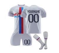 Maillot De Foot Enfant Personnalisés Maillots De Joueur De Football GarçOn,Maillots Et Ensembles Et Enfants Nom Et NuméRo Personnalisés, éQuipement Football T-Shirt Et Short Chaussettes