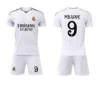 Maillot de foot enfant Real Madrid Mbappé n°9 - Ensemble domicile - Taille 110-160cm 110-120 cm