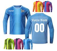 Maillot de Foot Gardien Adulte Enfant Personnalisé Equipement Gardien Foot Personnalisable avec Le Logo de l'équipe/Sponsor de Numéro de Nom