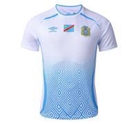 Maillot de Foot Homme RD Congo Extérieur Replica Blanc XL