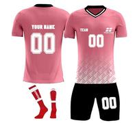 Maillot De Foot, Maillot de Foot pour Garçons,Maillot Foot Enfant avec T-Shirts, Shor, Chaussettes, Maillot De Sport pour GarçOns L212
