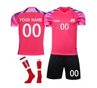 Maillot De Foot, Maillot de Foot pour Garçons,Maillot Foot Enfant avec T-Shirts, Shor, Chaussettes, Maillot De Sport pour GarçOns L294