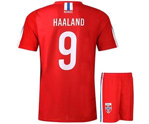 Maillot de Foot Norvège Haaland - Enfant et Adultes - Ensemble Foot