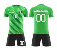 Maillot de Foot Personnalisable Tenue Sport Maillot Equipe de France Football 2025 Enfant Homme Personnalisé avec Nom Numéro L'équipe Le Logo Tshirt Foot France Tee Shirt Personnalisé(#25)