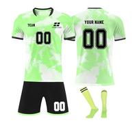 Maillot de Foot Personnalisé,Concevez Un Maillot de Football avec Votre Propre nom, numéro, Logo,Maillot de Football vêtements pour garçons Adultes 25/26 Saison Nouveau Costume