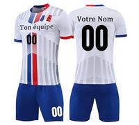 Maillot de Foot Personnalisé Enfant Adulte Nom Numéro Logo Ensemble Foot Personnalisable