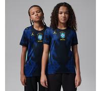 Maillot de foot Replica Jordan Dri-FIT Brésil 2026 Stadium Extérieur pour ado Old Royal/Noir L