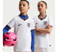 Nike Angleterre Enfants 7/8 Ans - England National Team Football Jersey - WM 2026 Euro Fan Jersey NK Dri-FIT Stadium Home Maillot, White/Speed Red/Obsidian/Obsid