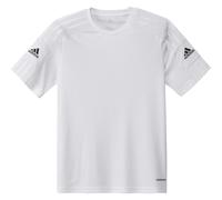Maillot de Football à Manches Courtes pour Enfants Adidas Squad 21 Y Blanc