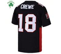 Maillot de football américain #18 Paul Crewe Mean Machine du film The Longest Yard. Cousu en tissu élastique, avec une broderie délicate dans un style sportif rétro. et décontracté, convient pour le r