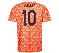 Maillot de Football Championnat d'europe 88 Gullit - Equipe Nationale néerlandaise - Orange - Enfant et Adulte - 128