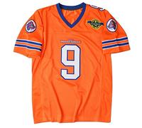 Maillot de football des années 90 pour fête, Bobby Boucher #9 The Waterboy Sandler 50e anniversaire, Orange, Taille 3XL