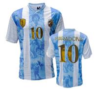 Maillot de Football Diego Armando Maradona - El Pibe de Oro. Réplique Officielle. Maillot Argentine pour Homme M