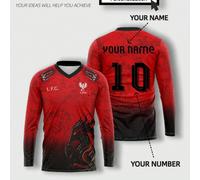 Maillot de football Liverpool Édition Spéciale Saison 2526 | Personnalisable Nom et Numéro (Devant/Dos) | Top d'entraînement respirant et séchage rapide | Convient pour le football, le volleyball, la 