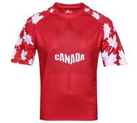 Maillot de football manches courtes Canada T-shirt de supporter pour les fans Courte Maillot De Foot Imprimé Séchage Rapide Respirant courtes décontracté pour les loisirs et les jours de match