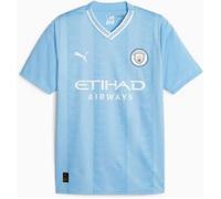 PUMA Maillot Home 23/24 Manchester City Homme, Bleu/Blanc 3XL