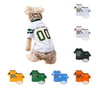 Maillot de football personnalisé pour chien avec nom et numéro pour chiens de petite, moyenne et grande taille