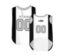 Maillot de football personnalisé pour chien, t-shirt personnalisé pour animal de compagnie avec numéro de nom et logo