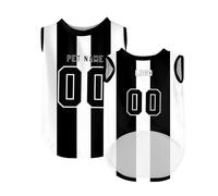 Maillot de football personnalisé pour chien, t-shirt personnalisé pour animal de compagnie avec numéro de nom et logo