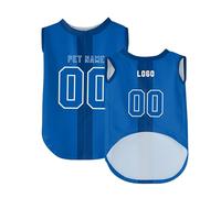 Maillot de football personnalisé pour chien, t-shirt personnalisé pour animal de compagnie avec numéro de nom et logo