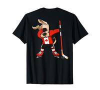 Maillot de Football pour Fan de Hockey sur Glace du Canada T-Shirt