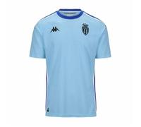 Maillot de gardien Kombat GK AS Monaco 24/25 pour garçon - Bleu - Manches courtes - Respirant 8 ans