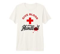 Maillot de Handball - Give Blood, Play Handball T-Shirt Haut de Gamme