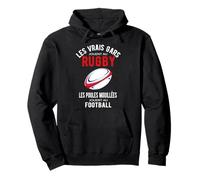 Maillot De Joueur de Rugby - Les Vrais Gars - Maillot Rugby Sweat à Capuche
