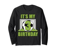 Maillot de Joueur Happy Birthday Soccer Squad 3e Anniversaire Manche Longue