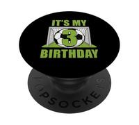 Maillot de Joueur Happy Birthday Soccer Squad 3e Anniversaire PopSockets PopGrip Adhésif