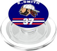 Maillot de la Ligue de Hockey de Rue Kevin Smith VASHL, équipe 37 Hawks PopSockets PopGrip pour MagSafe