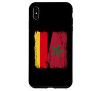 Maillot de l'Allemagne Maroc Demi Drapeau du Patrimoine Mar Coque pour iPhone XS Max
