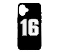 Maillot de l'équipe de Sport numéro 16 Seize Ans Doux 2016 Coque pour iPhone 16