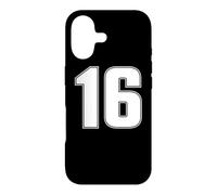 Maillot de l'équipe de Sport numéro 16 Seize Ans Doux 2016 Coque pour iPhone 17