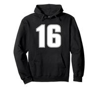 Maillot de l'équipe de Sport numéro 16 Seize Ans Doux 2016 Sweat à Capuche